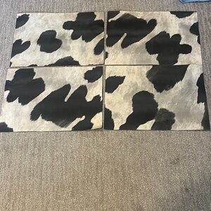 Chilewich placemat cowhide set of 4